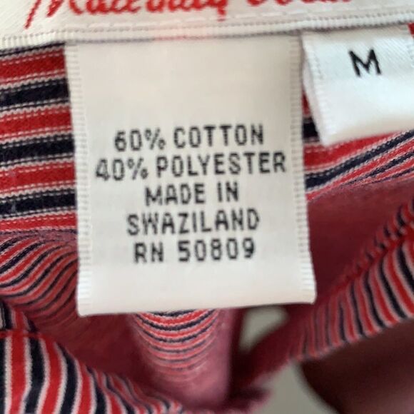 Zero 2 Nine medium sleeveless maternity top in red, white and navy - Picture 4 of 6